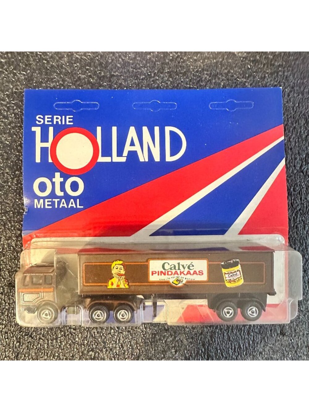 Serie Holland oto Metal Die Cast Tractor Trailer Calve Pindakaas
